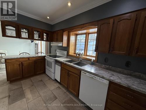 101 First Street, Kirkland Lake (Kl & Area), ON - Indoor Photo Showing Kitchen With Double Sink