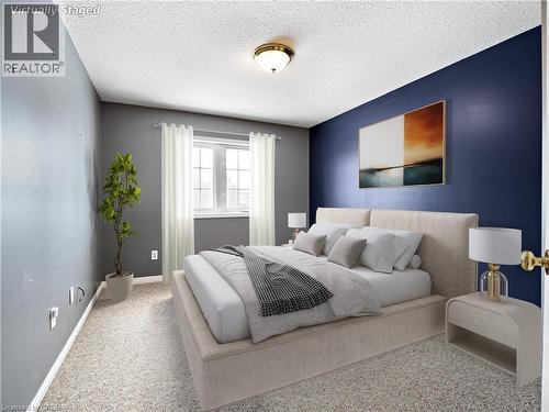 VIRTUALLY STAGED - 47 Schroder Crescent, Guelph, ON - Indoor Photo Showing Bedroom