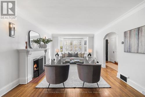 10 Heather Road, Toronto, ON - Indoor With Fireplace