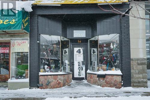 Front of Store with Skate Drop - 54 James Street, Parry Sound, ON 