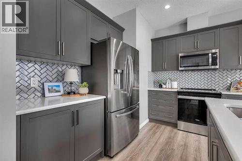 138 Cityside Way Ne, Calgary, AB - Indoor Photo Showing Kitchen With Upgraded Kitchen