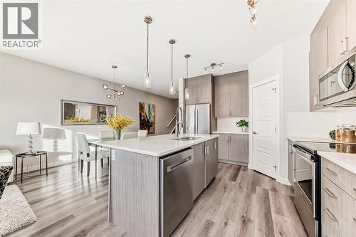 267 Sage Bluff Rise Nw, Calgary, AB - Indoor Photo Showing Kitchen With Upgraded Kitchen