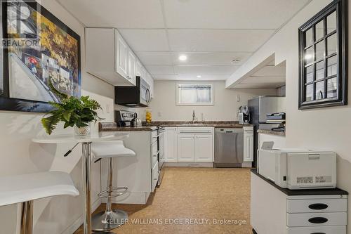 Kitchen #2 - Basement - 56 Tolton Avenue, Hamilton, ON - Indoor Photo Showing Kitchen