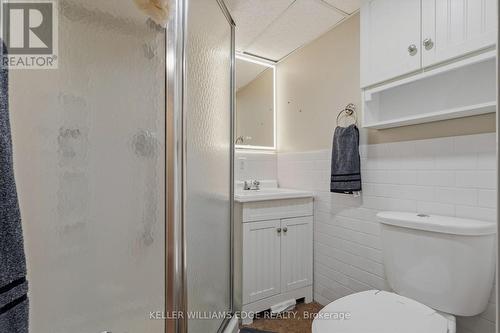 Bathroom 3-pc - Basement - 56 Tolton Avenue, Hamilton, ON - Indoor Photo Showing Bathroom