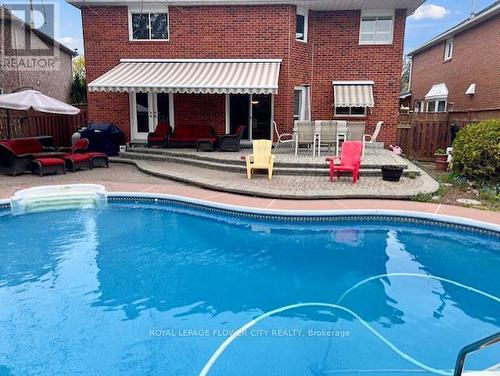 1340 Whitewater Lane, Mississauga, ON - Outdoor With In Ground Pool With Deck Patio Veranda