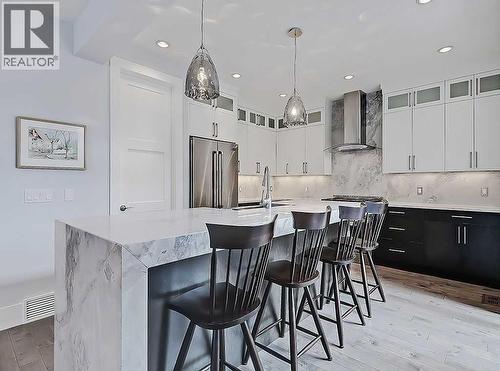 14 Rosetree Road Nw, Calgary, AB - Indoor Photo Showing Kitchen With Upgraded Kitchen