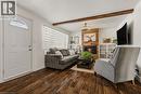 Living Room - 56 Tolton Avenue, Hamilton, ON  - Indoor Photo Showing Living Room With Fireplace 