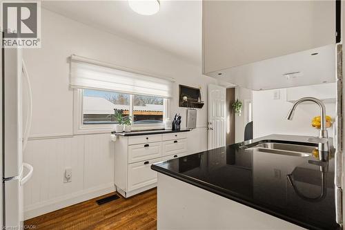 Kitchen - 56 Tolton Avenue, Hamilton, ON - Indoor Photo Showing Kitchen With Double Sink