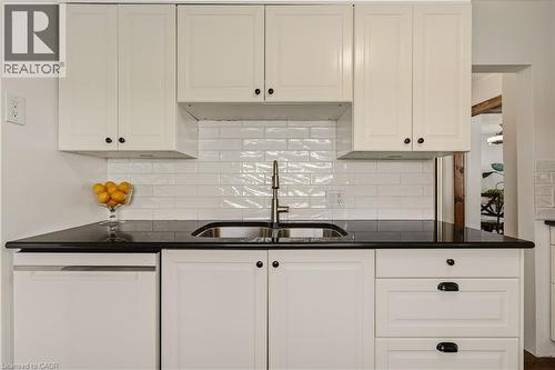 Kitchen - 56 Tolton Avenue, Hamilton, ON - Indoor Photo Showing Kitchen With Double Sink