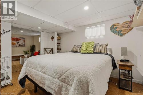Bedroom #2 - Basement - 56 Tolton Avenue, Hamilton, ON - Indoor Photo Showing Bedroom