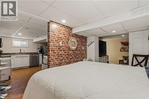 Bedroom #2 - Basement - 56 Tolton Avenue, Hamilton, ON - Indoor Photo Showing Bedroom