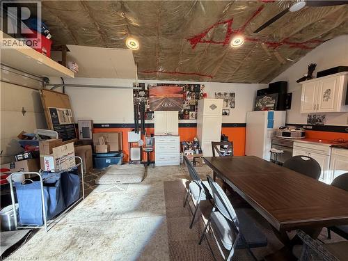 Heated Garage - 56 Tolton Avenue, Hamilton, ON - Indoor Photo Showing Garage