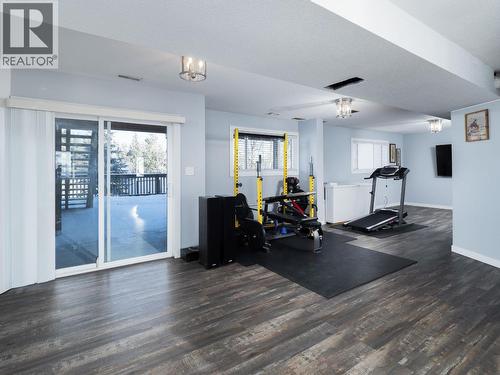 4622 Giscome Road, Prince George, BC - Indoor Photo Showing Gym Room