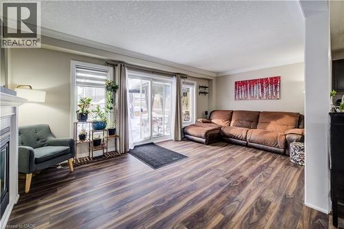 1444 Dunkirk Avenue, Woodstock, ON - Indoor Photo Showing Living Room With Fireplace