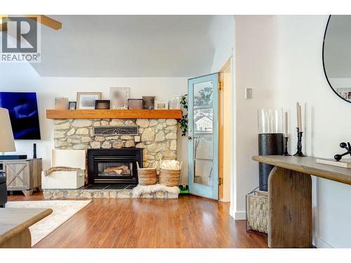 2245 Shuswap Avenue, Lumby, BC - Indoor Photo Showing Living Room With Fireplace