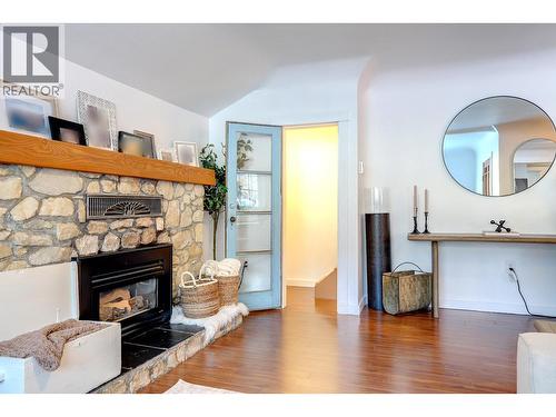 2245 Shuswap Avenue, Lumby, BC - Indoor Photo Showing Living Room With Fireplace