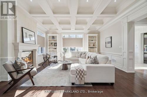 337 Kingsdale Avenue, Toronto, ON - Indoor Photo Showing Living Room With Fireplace