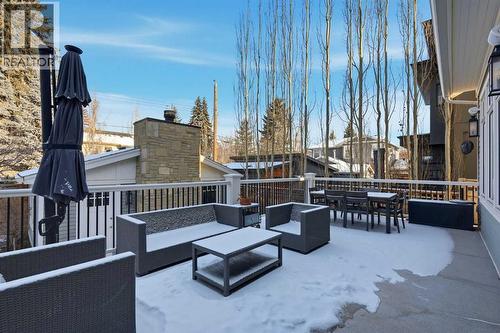 214 39 Avenue Sw, Calgary, AB - Outdoor With Deck Patio Veranda With Exterior