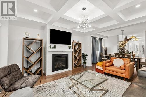 1007 Offley Road, Ottawa, ON - Indoor Photo Showing Living Room With Fireplace