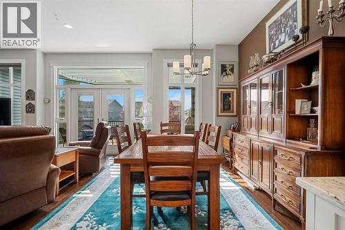 Enjoy hosting dinners in your large, formal dining space - 2253 Bayside Road Sw, Airdrie, AB - Indoor Photo Showing Dining Room