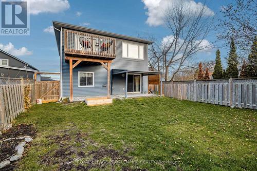 Fenced Yard with Decking & Gazebo - 84 South George Street, Belleville (Belleville Ward), ON - Outdoor With Deck Patio Veranda