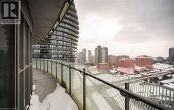 Balcony with a view of city - 