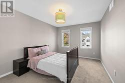 Bedroom w fixture above, facing North - 