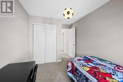 Dbl door closet & light fixture above. - 