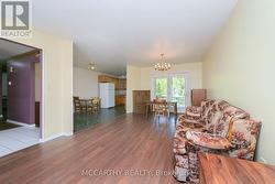 Long Living room with walk out to back yard - 