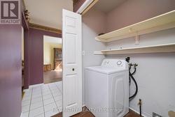 Main Floor laundry with New Dryer in place - 