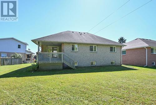 Large yard, covered deck - 28 Wilson Crescent, Southgate, ON - Outdoor With Deck Patio Veranda With Exterior