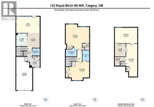 Floor Plan - 132 Royal Birch Mount Nw, Calgary, AB - Other