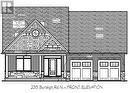 Plans - Front Elevation - 235 Burleigh Road N, Fort Erie (Ridgeway), ON  - Other 