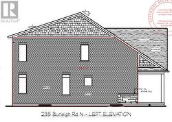 Plans - Left Elevation - 