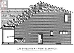 Plans - Right Elevation - 