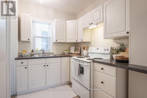 23 Trapnell Street, St. Catharines (E. Chester), ON - Indoor Photo Showing Kitchen With Double Sink