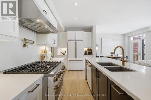 44 Priory Drive, Whitby, ON - Indoor Photo Showing Kitchen With Double Sink With Upgraded Kitchen
