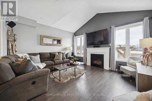 42 Doctor Archer Drive, Scugog (Port Perry), ON - Indoor Photo Showing Living Room With Fireplace