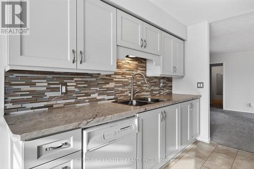 214A - 1099 Clonsilla Avenue, Peterborough (Otonabee Ward 1), ON - Indoor Photo Showing Kitchen With Double Sink