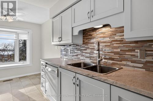 214A - 1099 Clonsilla Avenue, Peterborough (Otonabee Ward 1), ON - Indoor Photo Showing Kitchen With Double Sink