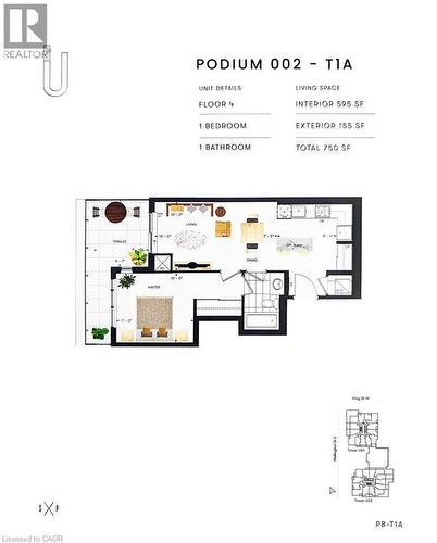builder floorplans - 15 Wellington Street S Unit# 407, Kitchener, ON - Other