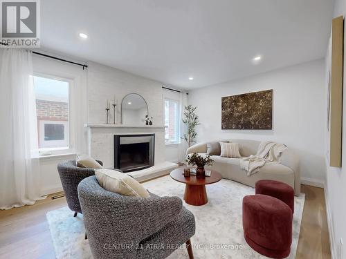 130 Major Buttons Drive, Markham, ON - Indoor Photo Showing Living Room With Fireplace
