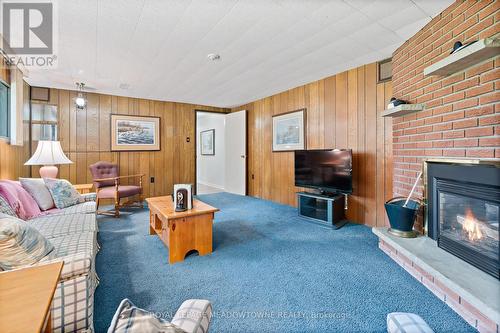 12506 Eighth Line, Halton Hills, ON - Indoor Photo Showing Living Room With Fireplace
