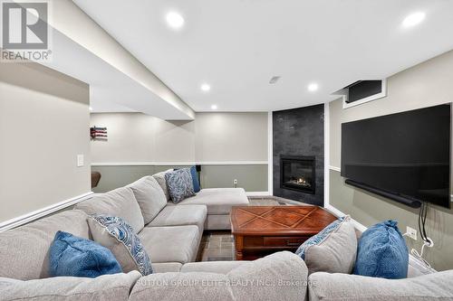 5204 Swiftcurrent Trail, Mississauga, ON - Indoor With Fireplace