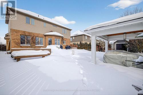 Rear yard - winter view - 56 Fieldstone Crescent S, Middlesex Centre (Komoka), ON - Outdoor