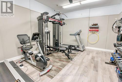 2201 - 1025 Richmond Road, Ottawa, ON - Indoor Photo Showing Gym Room