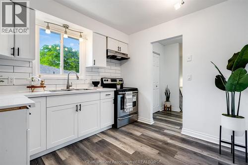 69 Bridle Path Road, Wallaceburg, ON - Indoor Photo Showing Kitchen With Double Sink