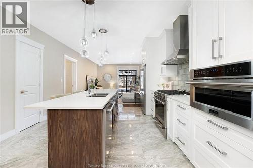 191 East Puce Road Unit# 3, Lakeshore, ON - Indoor Photo Showing Kitchen With Double Sink With Upgraded Kitchen
