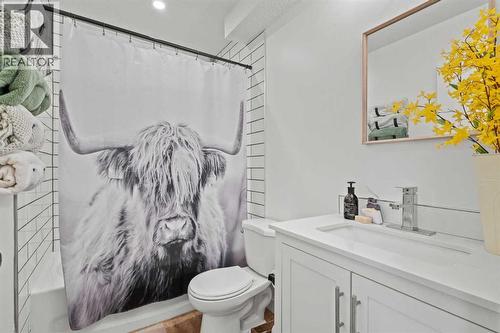 Downstairs bathroom - 311 Mcleod Crescent, Diamond Valley, AB - Indoor Photo Showing Bathroom
