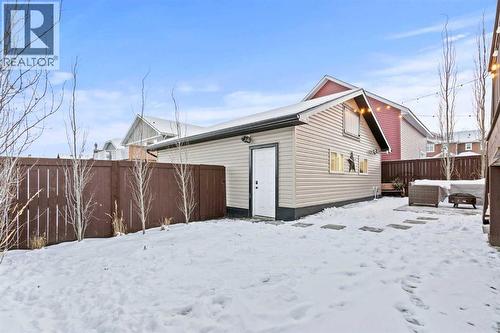 Double detached oversized garage - 311 Mcleod Crescent, Diamond Valley, AB - Outdoor With Exterior